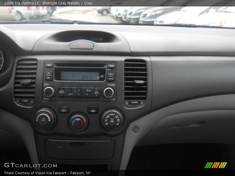 Midnight Gray Metallic / Gray 2008 Kia Optima LX