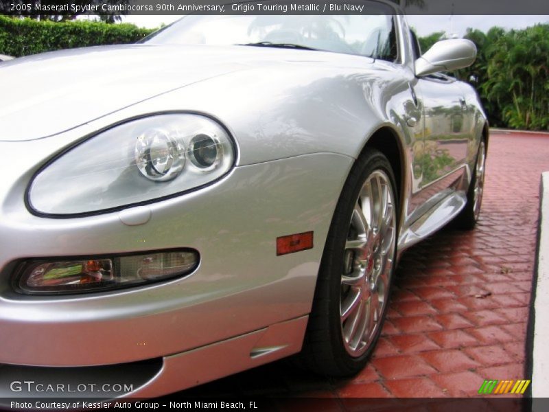 Grigio Touring Metallic / Blu Navy 2005 Maserati Spyder Cambiocorsa 90th Anniversary