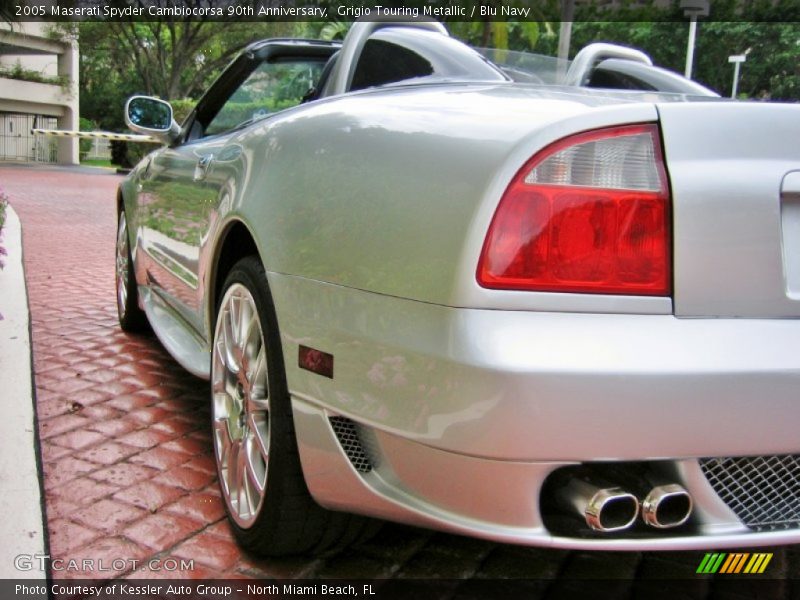 Grigio Touring Metallic / Blu Navy 2005 Maserati Spyder Cambiocorsa 90th Anniversary