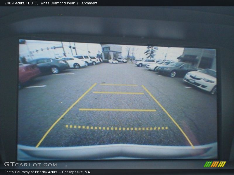 White Diamond Pearl / Parchment 2009 Acura TL 3.5
