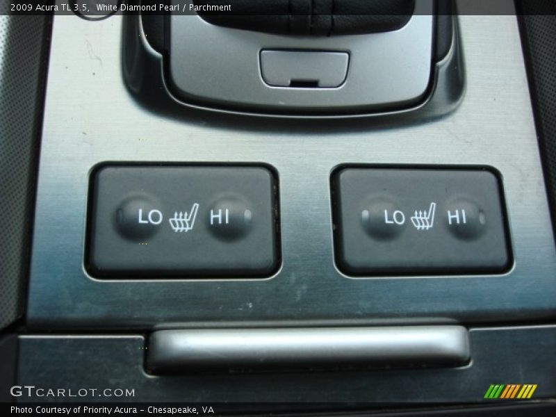 White Diamond Pearl / Parchment 2009 Acura TL 3.5