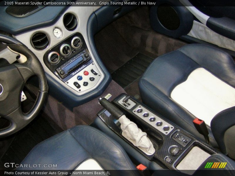 2005 Spyder Cambiocorsa 90th Anniversary Blu Navy Interior