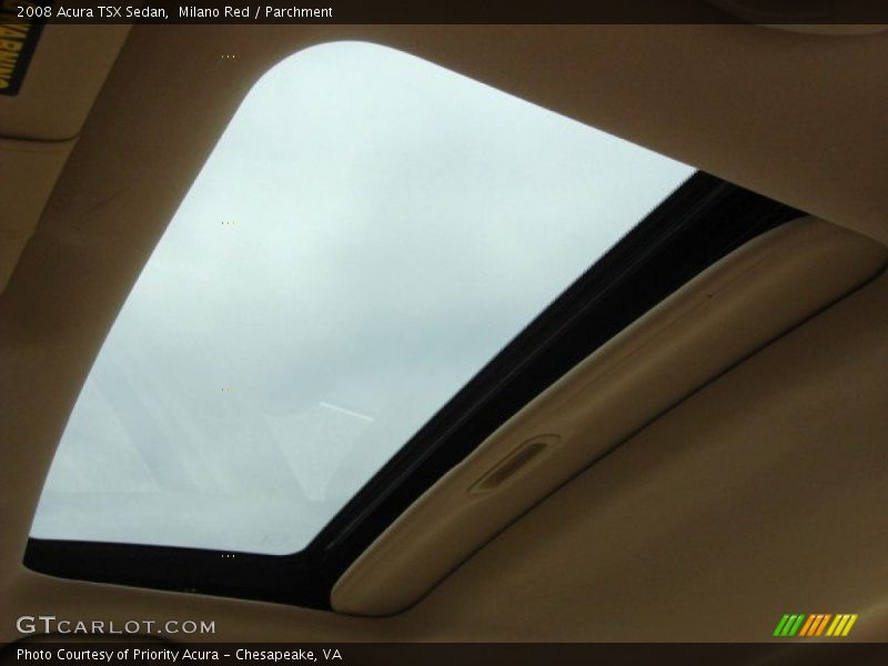 Milano Red / Parchment 2008 Acura TSX Sedan