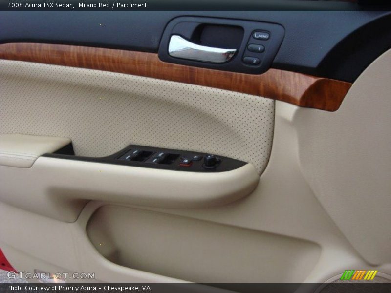 Milano Red / Parchment 2008 Acura TSX Sedan