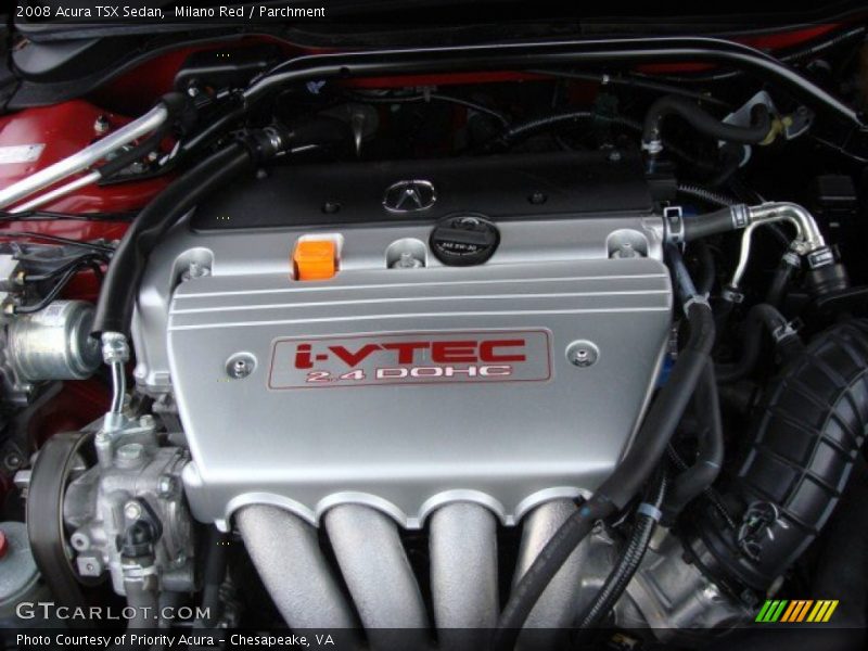 Milano Red / Parchment 2008 Acura TSX Sedan