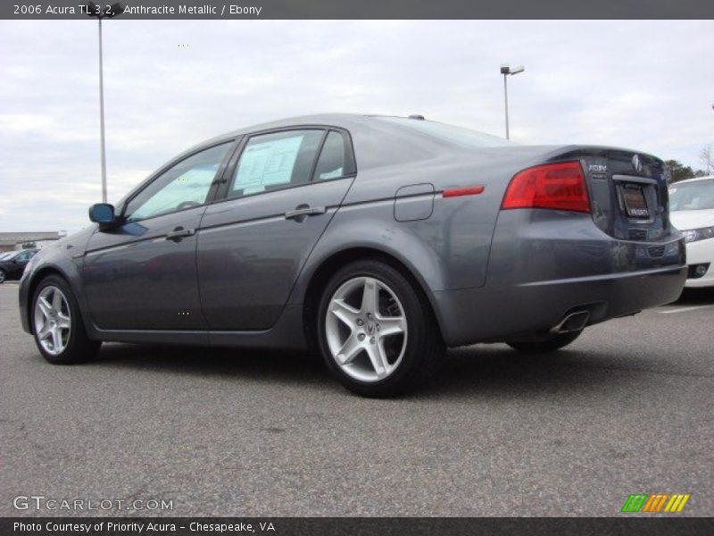 Anthracite Metallic / Ebony 2006 Acura TL 3.2