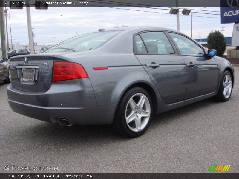 Anthracite Metallic / Ebony 2006 Acura TL 3.2