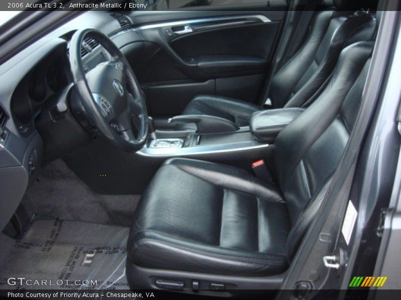 Anthracite Metallic / Ebony 2006 Acura TL 3.2