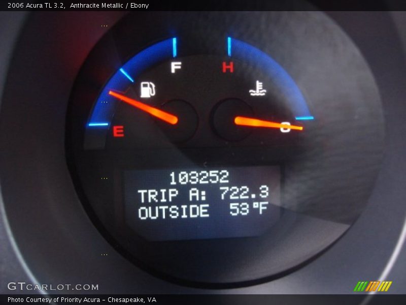Anthracite Metallic / Ebony 2006 Acura TL 3.2