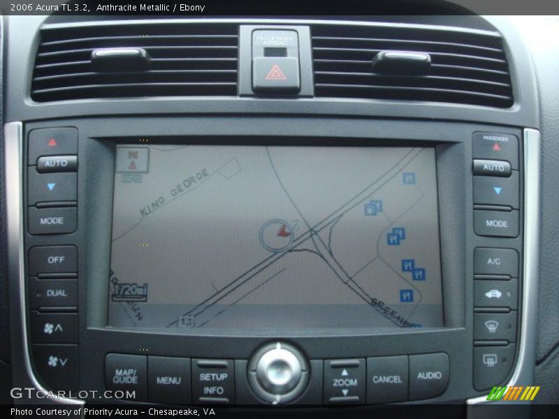 Anthracite Metallic / Ebony 2006 Acura TL 3.2