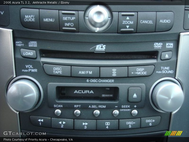 Anthracite Metallic / Ebony 2006 Acura TL 3.2