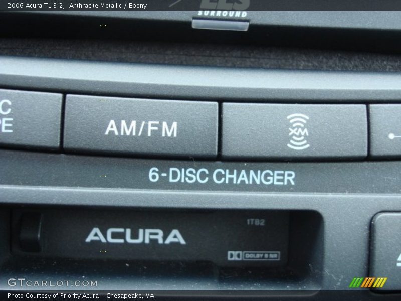 Anthracite Metallic / Ebony 2006 Acura TL 3.2