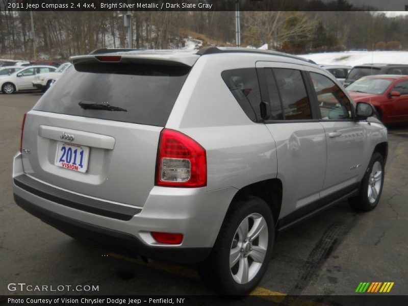 Bright Silver Metallic / Dark Slate Gray 2011 Jeep Compass 2.4 4x4