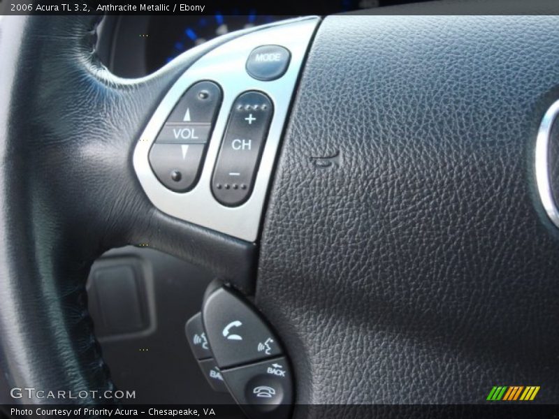 Anthracite Metallic / Ebony 2006 Acura TL 3.2