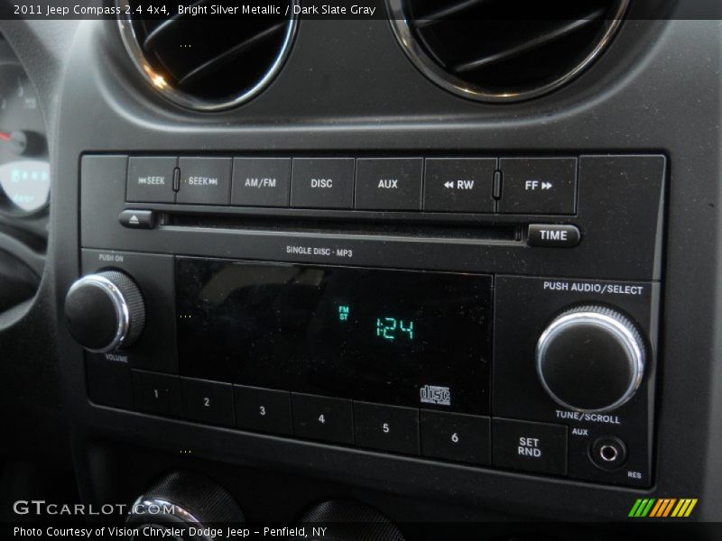 Bright Silver Metallic / Dark Slate Gray 2011 Jeep Compass 2.4 4x4