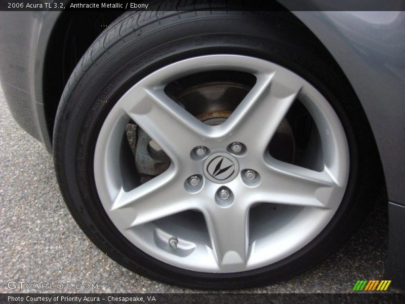Anthracite Metallic / Ebony 2006 Acura TL 3.2