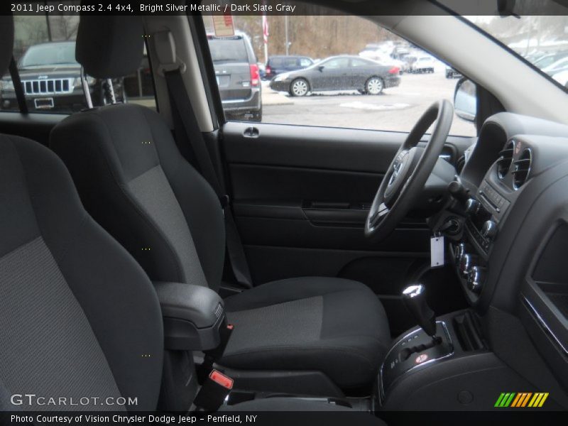 Bright Silver Metallic / Dark Slate Gray 2011 Jeep Compass 2.4 4x4