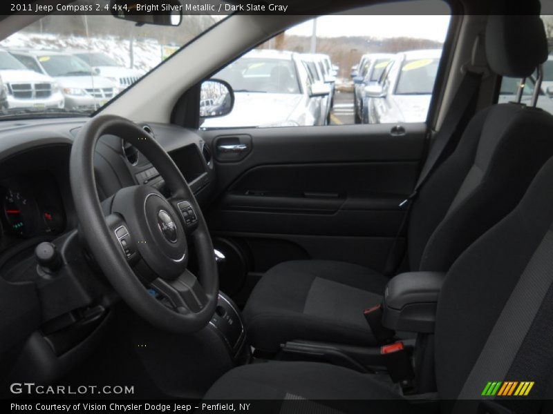Bright Silver Metallic / Dark Slate Gray 2011 Jeep Compass 2.4 4x4