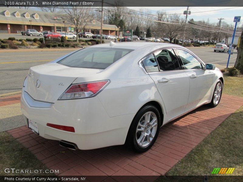 White Diamond Pearl / Ebony 2010 Acura TL 3.5
