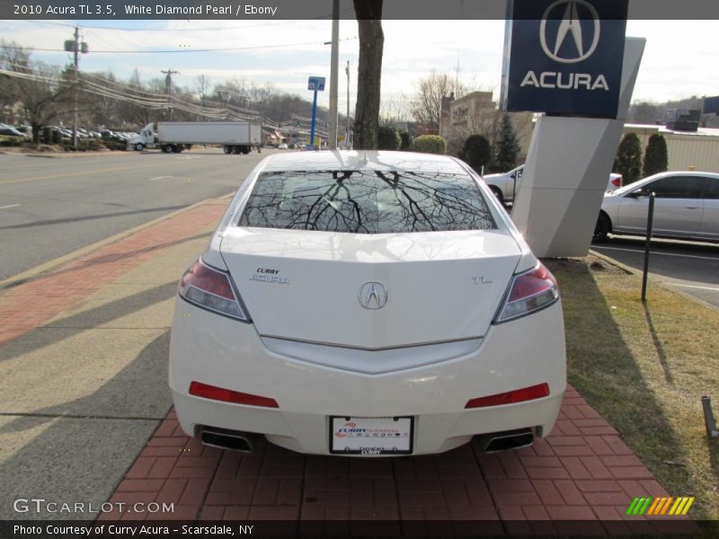 White Diamond Pearl / Ebony 2010 Acura TL 3.5