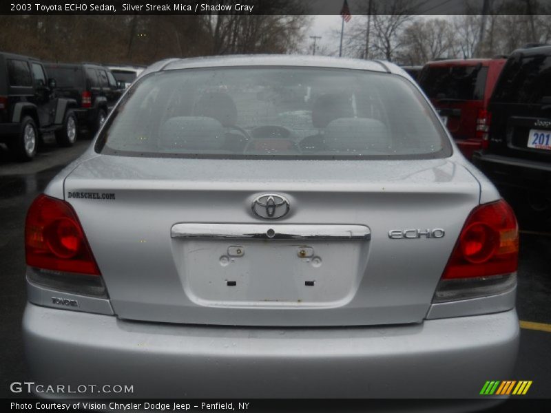 Silver Streak Mica / Shadow Gray 2003 Toyota ECHO Sedan