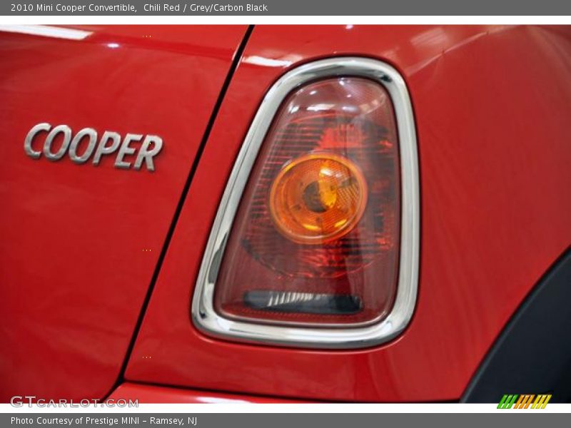 Chili Red / Grey/Carbon Black 2010 Mini Cooper Convertible