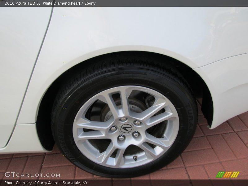 White Diamond Pearl / Ebony 2010 Acura TL 3.5