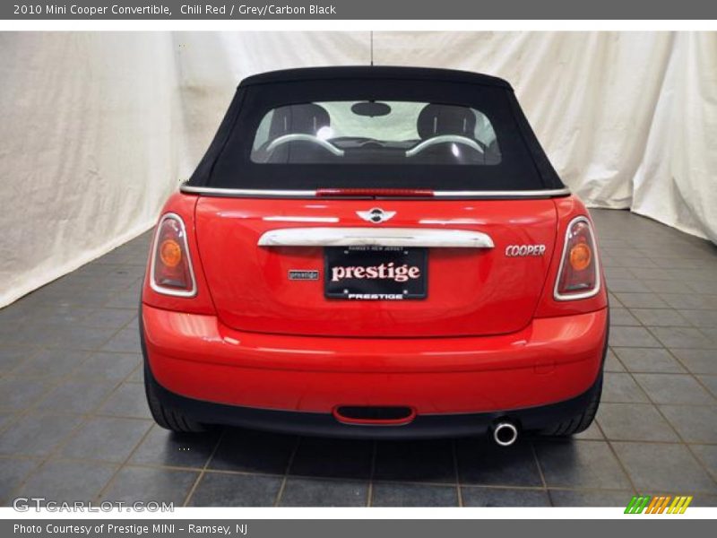 Chili Red / Grey/Carbon Black 2010 Mini Cooper Convertible