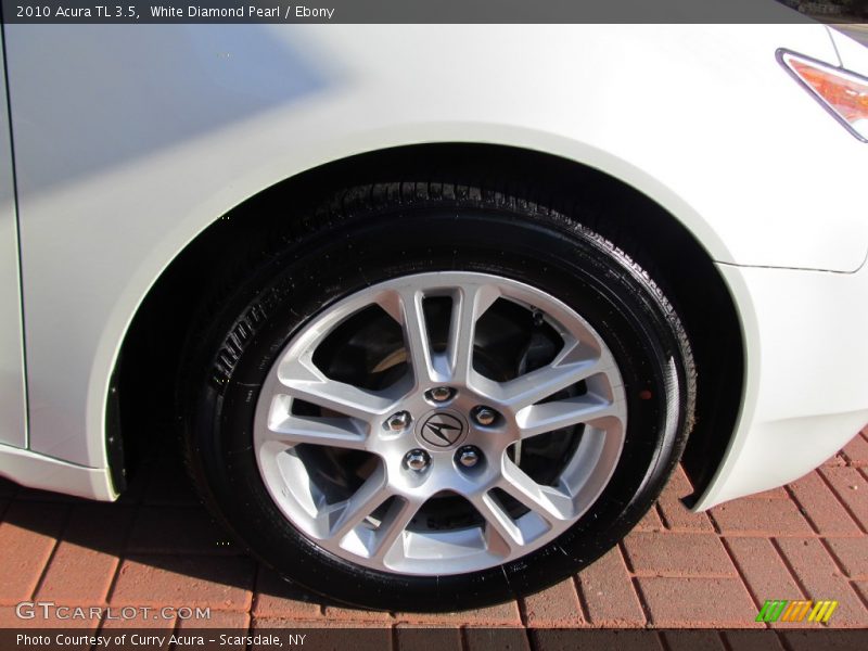 White Diamond Pearl / Ebony 2010 Acura TL 3.5