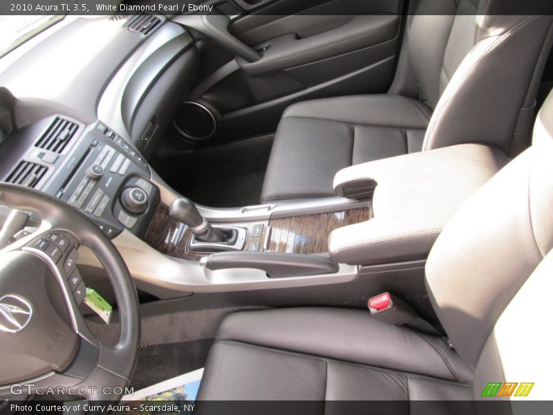 White Diamond Pearl / Ebony 2010 Acura TL 3.5