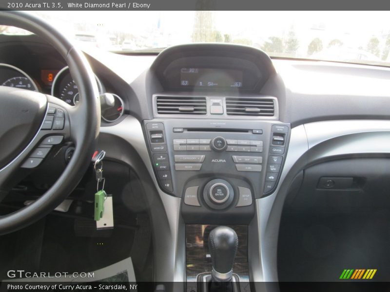 White Diamond Pearl / Ebony 2010 Acura TL 3.5