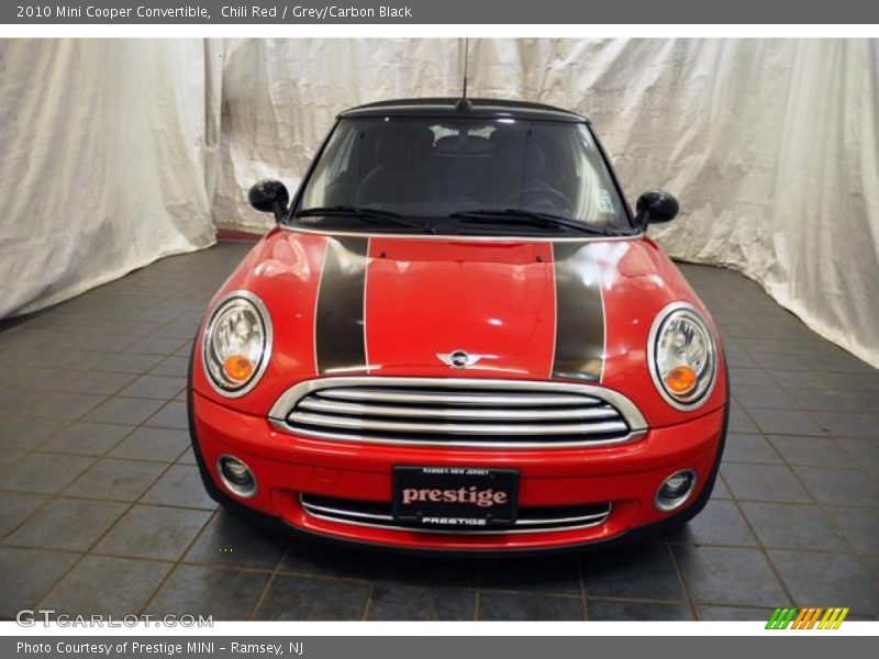 Chili Red / Grey/Carbon Black 2010 Mini Cooper Convertible