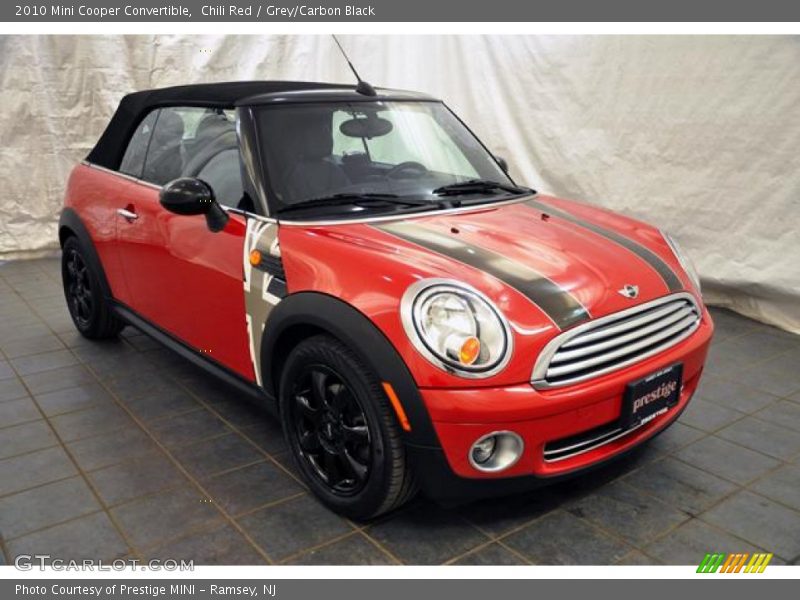 Front 3/4 View of 2010 Cooper Convertible