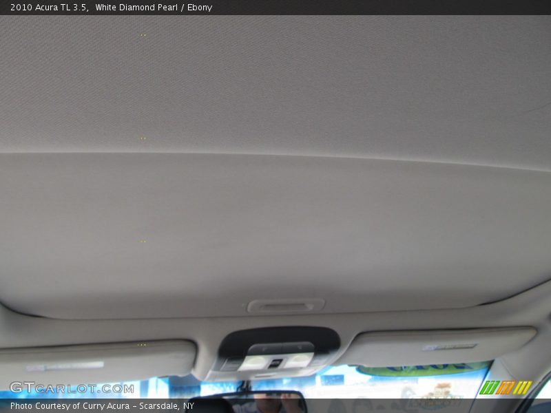 White Diamond Pearl / Ebony 2010 Acura TL 3.5