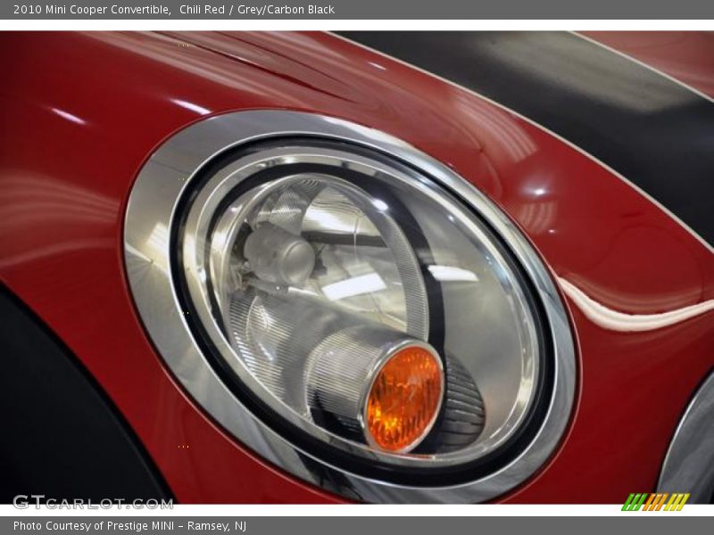 Chili Red / Grey/Carbon Black 2010 Mini Cooper Convertible
