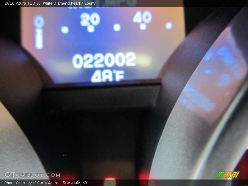 White Diamond Pearl / Ebony 2010 Acura TL 3.5
