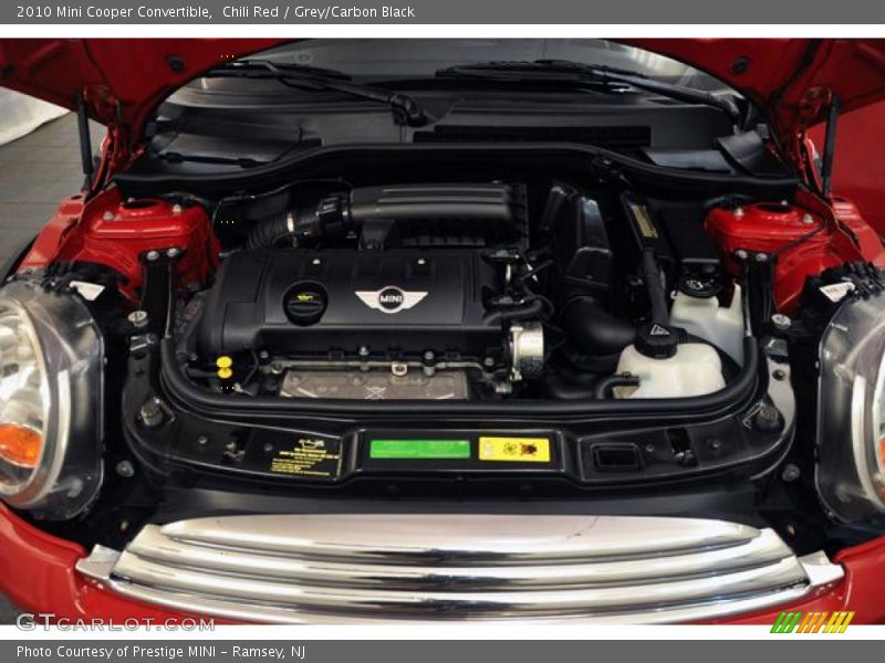 Chili Red / Grey/Carbon Black 2010 Mini Cooper Convertible