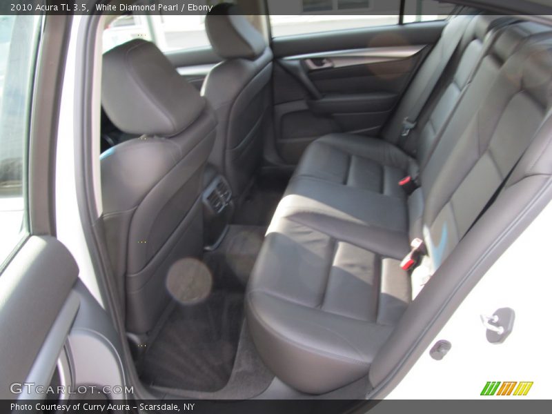 White Diamond Pearl / Ebony 2010 Acura TL 3.5