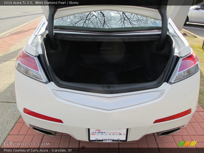 White Diamond Pearl / Ebony 2010 Acura TL 3.5