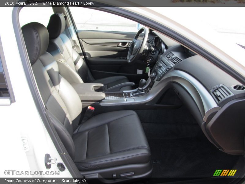 White Diamond Pearl / Ebony 2010 Acura TL 3.5