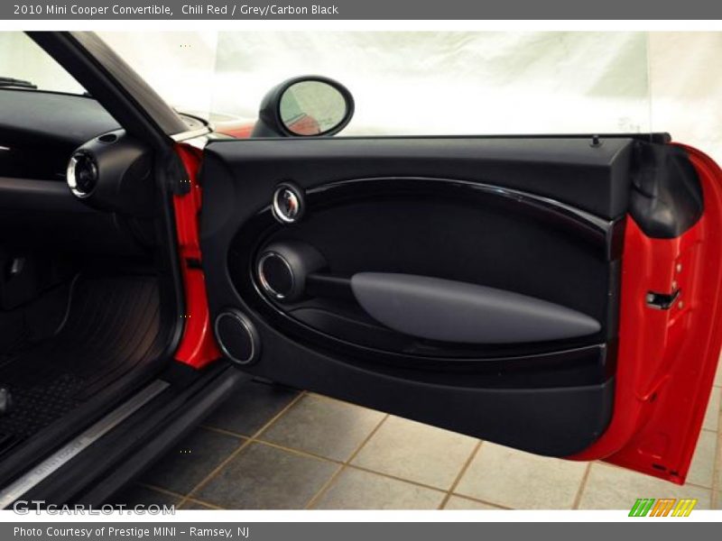 Chili Red / Grey/Carbon Black 2010 Mini Cooper Convertible