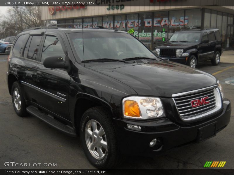 Black Onyx / Ebony Black 2006 GMC Envoy SLE 4x4