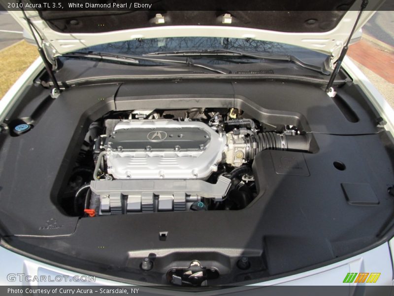 White Diamond Pearl / Ebony 2010 Acura TL 3.5