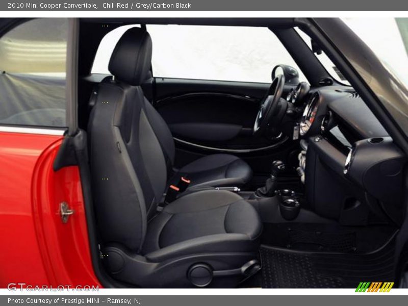 Chili Red / Grey/Carbon Black 2010 Mini Cooper Convertible