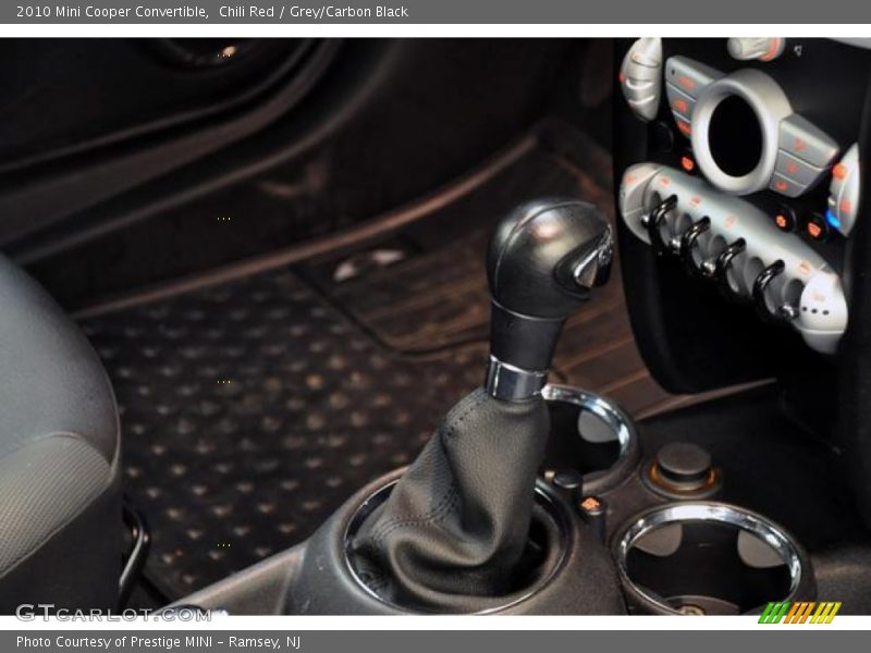 Chili Red / Grey/Carbon Black 2010 Mini Cooper Convertible