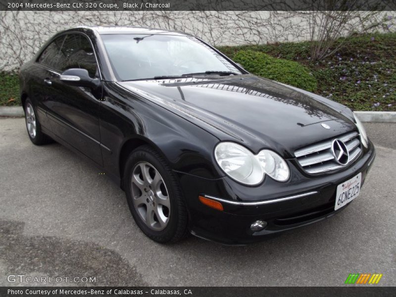 Black / Charcoal 2004 Mercedes-Benz CLK 320 Coupe