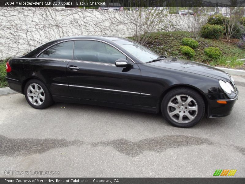 Black / Charcoal 2004 Mercedes-Benz CLK 320 Coupe