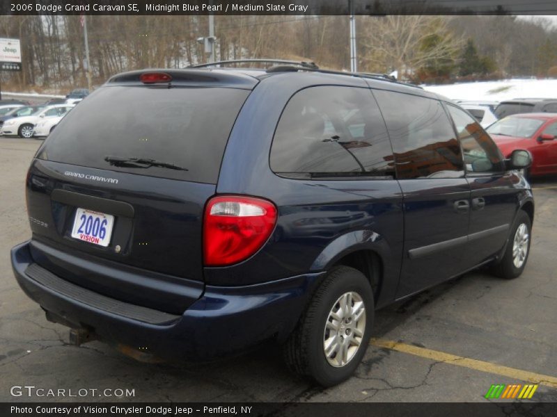 Midnight Blue Pearl / Medium Slate Gray 2006 Dodge Grand Caravan SE