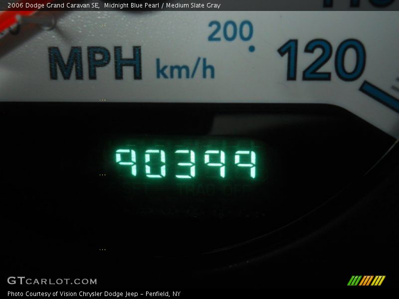 Midnight Blue Pearl / Medium Slate Gray 2006 Dodge Grand Caravan SE