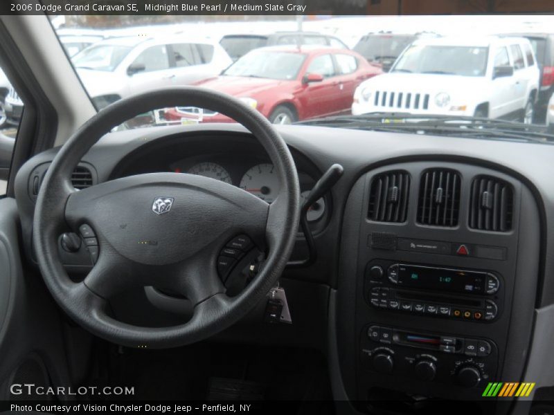 Midnight Blue Pearl / Medium Slate Gray 2006 Dodge Grand Caravan SE
